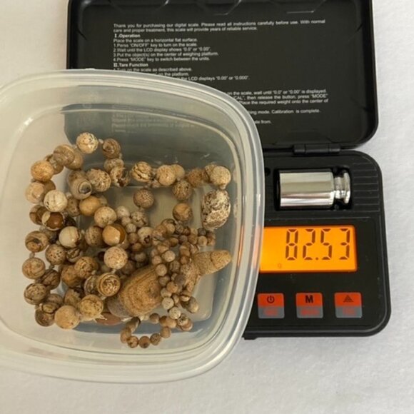 Beaded Long Hand Knotted Landscape Jasper Elephant Tassel Necklace 33" Infinity - Picture 11 of 16